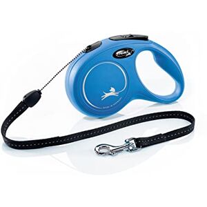 Flexi New Classic Cord Retractable Lead Blue Small 8m 12kg Flexi New Classic Cord Retractable Lead Blue Small 8m 12kg