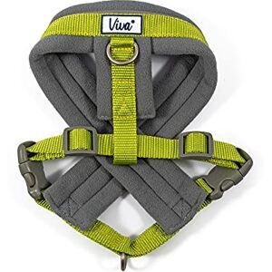 Ancol Viva Padded Dog Harness Lime Micro Fleece Reflective Adjustable Weatherproof Poly Weave Pet Training Accessory M 41-53cm Ancol Viva Padded Dog Harness Lime Micro Fleece Reflective Adjustable Weatherproof Poly Weave Pet Training Accessory M 41-53cm