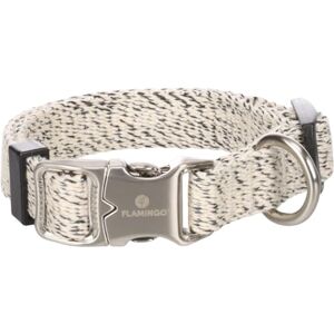 Flamingo Dog Collar Lago White & Black XS 20-35cm 15mm Flamingo Dog Collar Lago White & Black XS 20-35cm 15mm