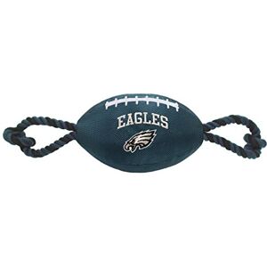 Pets First NFL PHILADELPHIA EAGLES Nylon Football Dog Toy with inner SQUEAKER & Pull Ropes PET SPORTS TOY Pets First NFL PHILADELPHIA EAGLES Nylon Football Dog Toy with inner SQUEAKER & Pull Ropes PET SPORTS TOY