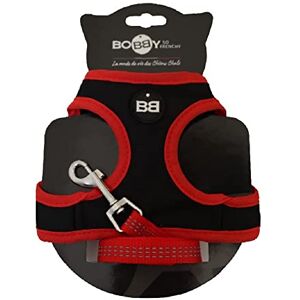 Bobby Safe Cat Harness with Leash, Harness for Extra Small Cats, Puppy Cat Harness Set, Adjustable, Reflective, Red, For Cats 3-6 KG Bobby Safe Cat Harness with Leash, Harness for Extra Small Cats, Puppy Cat Harness Set, Adjustable, Reflective, Red, For Cats 3-6 KG