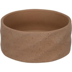 Flamingo FEEDING AND DRINKING BOWL HASEL ROUND DARK BROWN 15,5x6,5CM 700ML Flamingo FEEDING AND DRINKING BOWL HASEL ROUND DARK BROWN 15,5x6,5CM 700ML