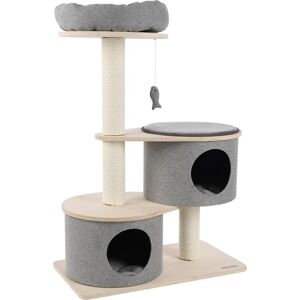 Flamingo SCRATCHING TREE KANZO GREY/BEIGE 74x40x102CM Flamingo SCRATCHING TREE KANZO GREY/BEIGE 74x40x102CM