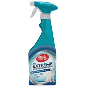 Simple Solution Extreme Cat Stain and Odour Remover, Enzymatic Cleaner with 3X Pro-Bacteria Cleaning Power 4 x 500ml Simple Solution Extreme Cat Stain and Odour Remover, Enzymatic Cleaner with 3X Pro-Bacteria Cleaning Power 4 x 500ml