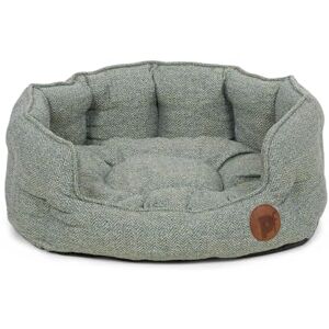 Petface Sage Herringbone Oval Dog Bed with Removeable Cushion, Machine Washable, Medium (Pack of 1) Petface Sage Herringbone Oval Dog Bed with Removeable Cushion, Machine Washable, Medium (Pack of 1)