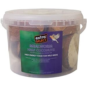 Extra Select Half Coconuts In Tub Mealworm 1x10 Extra Select Half Coconuts In Tub Mealworm 1x10