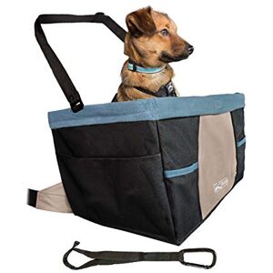 Kurgo Rover Car Booster Seat for Dogs, Quick & Secure Installation, Includes Seat Belt Tether, Fleece Lining, Black/Blue Kurgo Rover Car Booster Seat for Dogs, Quick & Secure Installation, Includes Seat Belt Tether, Fleece Lining, Black/Blue