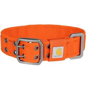 Carhartt Pet Fully Adjustable Wide Webbing Collar for Dogs, Heavy Duty Nylon for Walking & Training, Blaze Orange, Medium Carhartt Pet Fully Adjustable Wide Webbing Collar for Dogs, Heavy Duty Nylon for Walking & Training, Blaze Orange, Medium