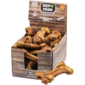 Zero Hide Natural Chicken Large Knotted Dog Bones Healthy & Long-Lasting Treats 1.3kg Box (Approx. 12 Pieces) Zero Hide Natural Chicken Large Knotted Dog Bones Healthy & Long-Lasting Treats 1.3kg Box (Approx. 12 Pieces)
