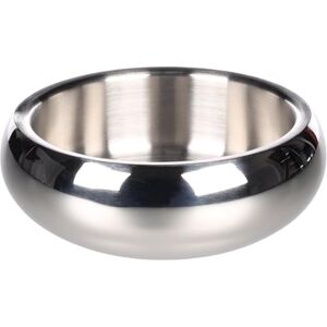 Flamingo FEEDING AND DRINKING BOWL MUNA SILVER L DIAMETER 17,5CM 1190ML Flamingo FEEDING AND DRINKING BOWL MUNA SILVER L DIAMETER 17,5CM 1190ML