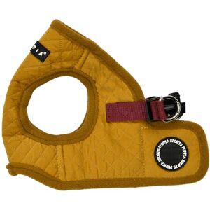 Puppia Irvin Vest Dog Harness Step-in Warm Winter Diamond Pattern for Small and Medium Dog, Mustard, Large Puppia Irvin Vest Dog Harness Step-in Warm Winter Diamond Pattern for Small and Medium Dog, Mustard, Large