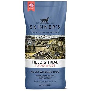 Skinners Field & Trial Complete Dry Working Dog Food Turkey and Rice + Joint Aid, 2.5 kg Skinners Field & Trial Complete Dry Working Dog Food Turkey and Rice + Joint Aid, 2.5 kg
