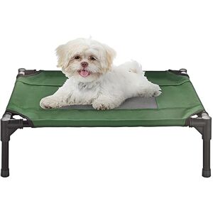 Petmaker Elevated Pet Bed-Portable Raised Cot-Style Bed W/Non-Slip Feet, 24.5”x 18.5”x 7” for Dogs, Cats, or Small Pets-Indoor/Outdoor Use (Green) Petmaker Elevated Pet Bed-Portable Raised Cot-Style Bed W/Non-Slip Feet, 24.5”x 18.5”x 7” for Dogs, Cats, or Small Pets-Indoor/Outdoor Use (Green)