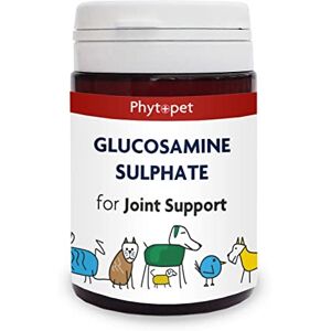 Phytopet Glucosamine Sulphate 500mg Derived From Shellfish Supports Cartilage Rebuilding, Healthy Joint Movement And Genral Mobility For Dogs, Cats, Horses, Birds, Pets 180 Capsules Phytopet Glucosamine Sulphate 500mg Derived From Shellfish Supports Cartilage Rebuilding, Healthy Joint Movement And Genral Mobility For Dogs, Cats, Horses, Birds, Pets 180 Capsules