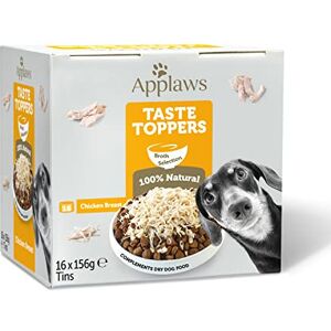Applaws 100% Natural Wet Dog Food Tins, Chicken Breast with Rice in Broth, 156g Bulk (Pack of 16) Applaws 100% Natural Wet Dog Food Tins, Chicken Breast with Rice in Broth, 156g Bulk (Pack of 16)