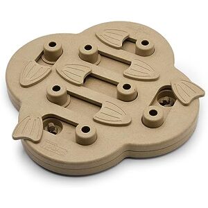 Outward Hound by Nina Ottosson Dog Hide N' Slide Treat Puzzle Enrichment Toy, Level 2 Intermediate, Tan, Composite Outward Hound by Nina Ottosson Dog Hide N' Slide Treat Puzzle Enrichment Toy, Level 2 Intermediate, Tan, Composite