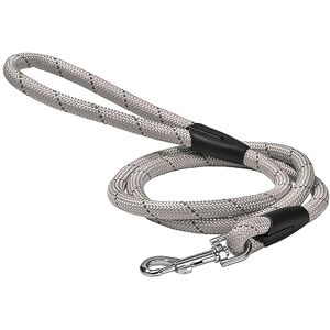 Bobby Walk Tubular Dog Lead, Training Dog Lead with Carabiner, Durable Nylon, Grey, 124 x 1.2 cm Bobby Walk Tubular Dog Lead, Training Dog Lead with Carabiner, Durable Nylon, Grey, 124 x 1.2 cm
