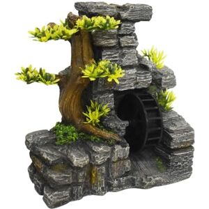 Nobby Aqua Ornaments Wall with Water Wheel 19 x 11.5 x 19 cm Nobby Aqua Ornaments Wall with Water Wheel 19 x 11.5 x 19 cm
