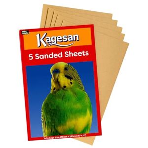 Kagesan Sand Sheets for Bird Cages, Large (43x28cm), Case of 60 Kagesan Sand Sheets for Bird Cages, Large (43x28cm), Case of 60