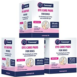 Canosept Dog Eye Wipes 300 Pads Tear Stain Remover For Dogs Eyes Eye Wipes For Dogs Dog Eye Cleaner Gently Clean And Care For The Eyes, Dog Face Wipes With Soothing Aloe Vera Extract Canosept Dog Eye Wipes 300 Pads Tear Stain Remover For Dogs Eyes Eye Wipes For Dogs Dog Eye Cleaner Gently Clean And Care For The Eyes, Dog Face Wipes With Soothing Aloe Vera Extract