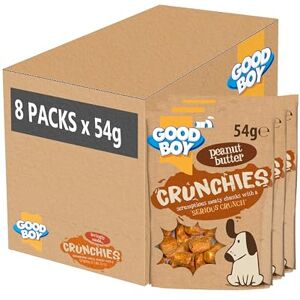 Good Boy Crunchies Peanut Butter Natural Dog Treats Training Treats Bulk Box 8 x 54g Good Boy Crunchies Peanut Butter Natural Dog Treats Training Treats Bulk Box 8 x 54g