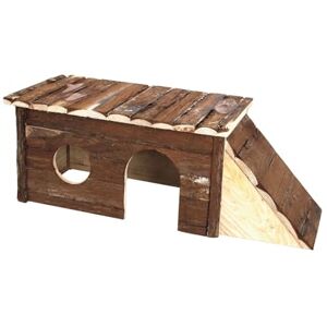 Karlie Wonderland Nature Wood House with Ladder for Rabbit, Large Karlie Wonderland Nature Wood House with Ladder for Rabbit, Large