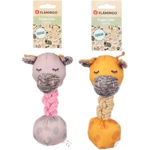 Flamingo TOY PUPPY BRITTY GIRAFFE TAUPE/OCHRE 11x8x22CM ASSORTMENT Flamingo TOY PUPPY BRITTY GIRAFFE TAUPE/OCHRE 11x8x22CM ASSORTMENT