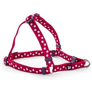 Petface Dog Harness, Medium, Cherry/White Petface Dog Harness, Medium, Cherry/White