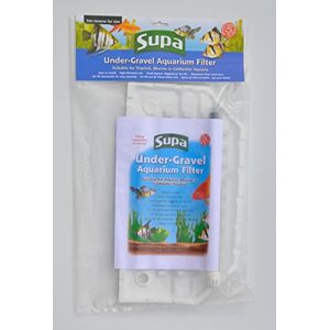 Supa 17 inch by 9 inch Bow Front Under-Gravel Aquarium Filter, Suitable For Tropical, Marine or Cold Water Aquariums/Fish Tanks, Made In The UK, Supa 17 inch by 9 inch Bow Front Under-Gravel Aquarium Filter, Suitable For Tropical, Marine or Cold Water Aquariums/Fish Tanks, Made In The UK,