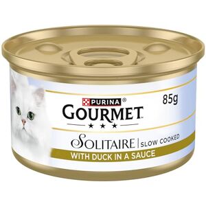 Gourmet Solitaire Tinned Cat Food with Duck 85g (Pack of 12) Gourmet Solitaire Tinned Cat Food with Duck 85g (Pack of 12)