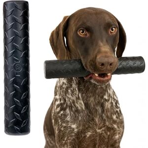 Monster Cable K9 Indestructible Stick Dog Toy Lifetime Replacement Durable for Aggressive Chewers Safe Non-Toxic Natural Rubber Chew, Tug & Fetch Tough, Heavy Duty USA Made Solid-Core, 9" x 2 Monster Cable K9 Indestructible Stick Dog Toy Lifetime Replacement Durable for Aggressive Chewers Safe Non-Toxic Natural Rubber Chew, Tug & Fetch Tough, Heavy Duty USA Made Solid-Core, 9" x 2
