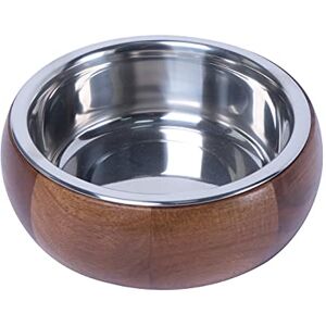 Dehner Lieblinginge Dog Bowl Diameter 23 cm Height 7.8 cm Wood/Stainless Steel Brown Dehner Lieblinginge Dog Bowl Diameter 23 cm Height 7.8 cm Wood/Stainless Steel Brown