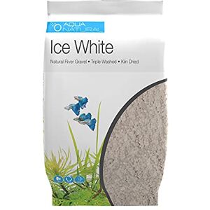 Aqua Natural Ice White 10lb Gravel Substrate for aquascaping, Aquariums, vivariums and terrariums 4-6mm, White Aqua Natural Ice White 10lb Gravel Substrate for aquascaping, Aquariums, vivariums and terrariums 4-6mm, White