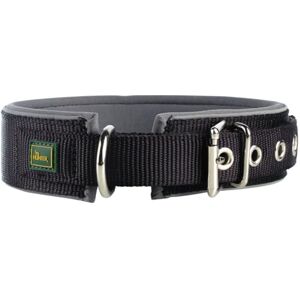HUNTER Reflect Neoprene Collar,Black/Grey, Size 45, 34 41 cm, 45 mm HUNTER Reflect Neoprene Collar,Black/Grey, Size 45, 34 41 cm, 45 mm
