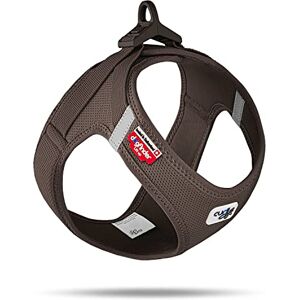 Curli Vest Harness Clasp Air-Mesh Brown M Curli Vest Harness Clasp Air-Mesh Brown M