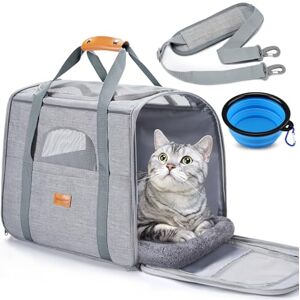 Morpilot Light Grey Airline Approved Pet Carrier - Pet Carrier Morpilot Light Grey Airline Approved Pet Carrier - Pet Carrier