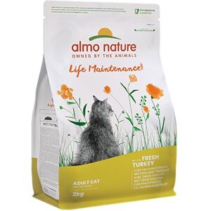 almo nature Functional Life Maintenance Dry Cat Food for Adult and Mature Cats Kibbles with Fresh Turkey Daily Feeding, Nutritionally Balanced 2 kg almo nature Functional Life Maintenance Dry Cat Food for Adult and Mature Cats Kibbles with Fresh Turkey Daily Feeding, Nutritionally Balanced 2 kg