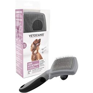 VETOCANIS Retractable and Self-Cleaning Grooming Brush for Dogs, 0.2 kg VETOCANIS Retractable and Self-Cleaning Grooming Brush for Dogs, 0.2 kg