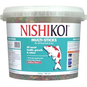 Nishikoi Multi-Sticks Complete Food for Koi and Pond Fish 1575g Nishikoi Multi-Sticks Complete Food for Koi and Pond Fish 1575g