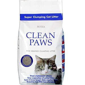 Pettex Clean Paws Super Clumping Ultra Cat Litter 15 kg, clear Pettex Clean Paws Super Clumping Ultra Cat Litter 15 kg, clear