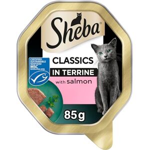Sheba Classics Cat Food Tray with Salmon in Terrine 2x11x85g Sheba Classics Cat Food Tray with Salmon in Terrine 2x11x85g