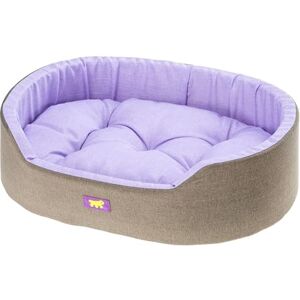 Ferplast Dog Bed Dandy Removable, Washable Cushion, Cotton Cover with Soft Padding, Bed for Medium Size Dogs, 80 x 55 xh 18 cm, Lilac Ferplast Dog Bed Dandy Removable, Washable Cushion, Cotton Cover with Soft Padding, Bed for Medium Size Dogs, 80 x 55 xh 18 cm, Lilac
