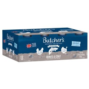 BUTCHER'S Complete Wet Can Grain Free Hypoallergenic Adult Dog Food Joint & Coat Pack 12x390g Chicken, Salmon & Turkey BUTCHER'S Complete Wet Can Grain Free Hypoallergenic Adult Dog Food Joint & Coat Pack 12x390g Chicken, Salmon & Turkey