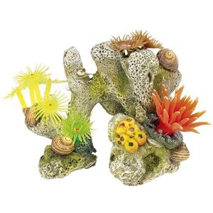 CLASSIC Coral Stone with Plants Aquarium Ornament CLASSIC Coral Stone with Plants Aquarium Ornament