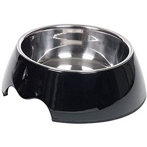 Nobby Melamine/Stainless Steel Dog Bowl, 17.5 x 6.5 cm, Black Nobby Melamine/Stainless Steel Dog Bowl, 17.5 x 6.5 cm, Black
