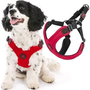 Gooby Escape Free Sport Harness - Dog Harness, Large, Red Gooby Escape Free Sport Harness - Dog Harness, Large, Red