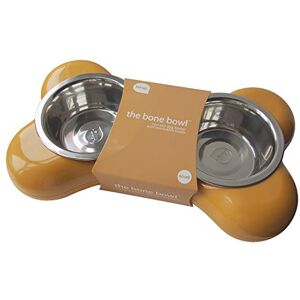 Hing Designs The Bone Gamelle Avec Double Bol Pour Chien - Pet Bowl Hing Designs The Bone Gamelle Avec Double Bol Pour Chien - Pet Bowl