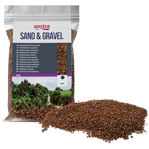 Amtra Brown Ceramized Quartz, Natural bottom for freshwater or marine aquariums, non-toxic, 1,6-2MM/5KG Amtra Brown Ceramized Quartz, Natural bottom for freshwater or marine aquariums, non-toxic, 1,6-2MM/5KG