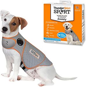 Thundershirt dogs clothing Dog Anxiety Jacket, Platinum, Small Thundershirt dogs clothing Dog Anxiety Jacket, Platinum, Small