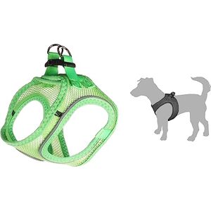 Flamingo Dog Harness Step&Go Bento Green XXS 22-23cm 24-25cm Flamingo Dog Harness Step&Go Bento Green XXS 22-23cm 24-25cm